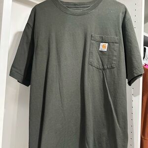 Carhartt Men's Olive Short Sleeve Pocket Tee